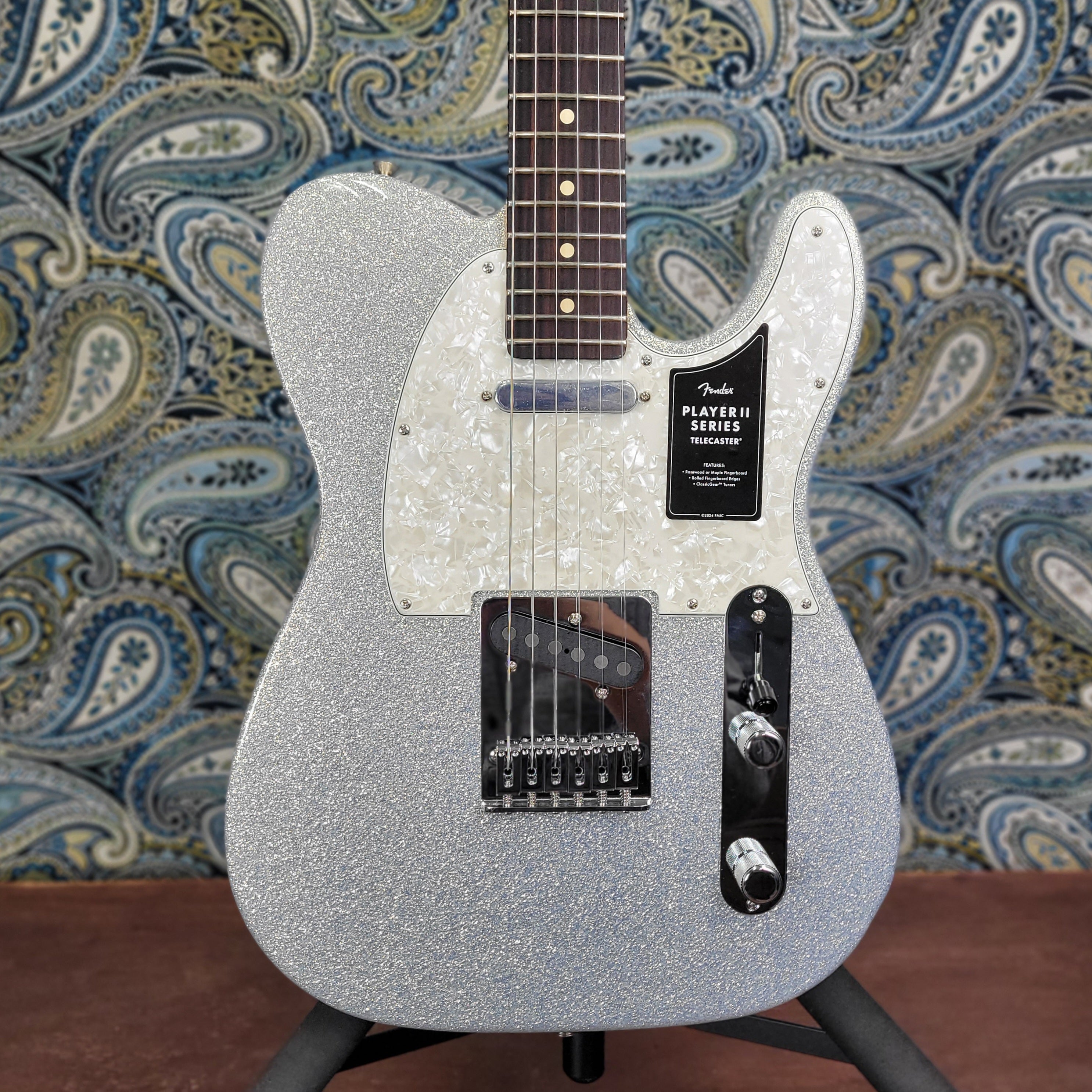 Fender 75th Anniversary Player Series II Telecaster Diamond Dust Sparkle w/ Gig Bag