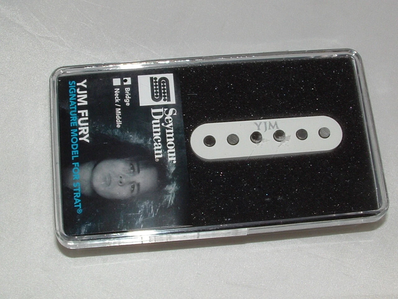 Seymour Duncan YJM Fury STK-S10 Bridge in White 11203-30-WH