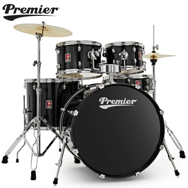 Premier Revolution 20" 5-Piece Complete Drum Kit Black