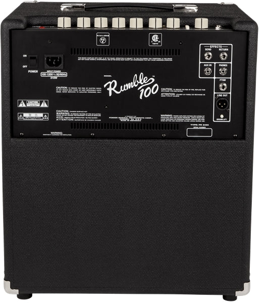 Fender Rumble 100 V3 Bass Combo Amp