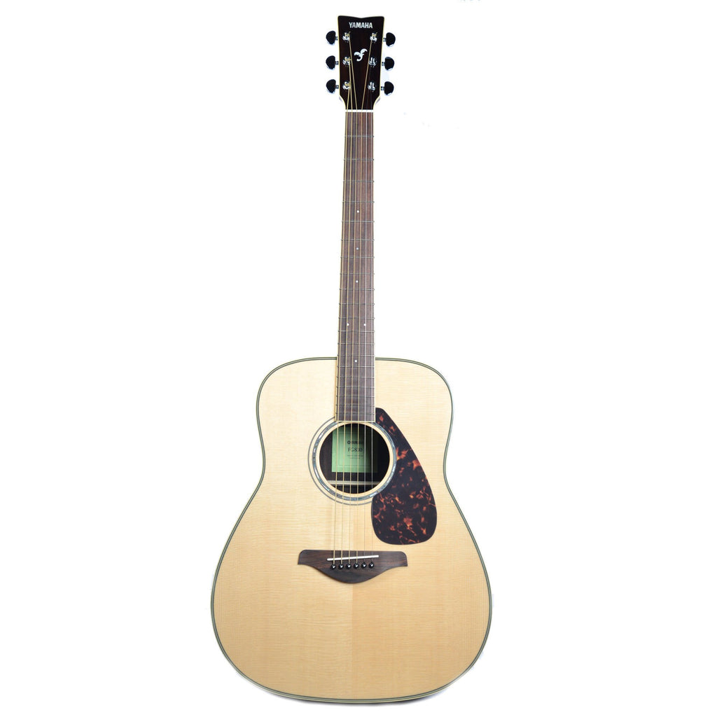 Yamaha FG830 Natural Folk Guitar Solid Top Acoustic