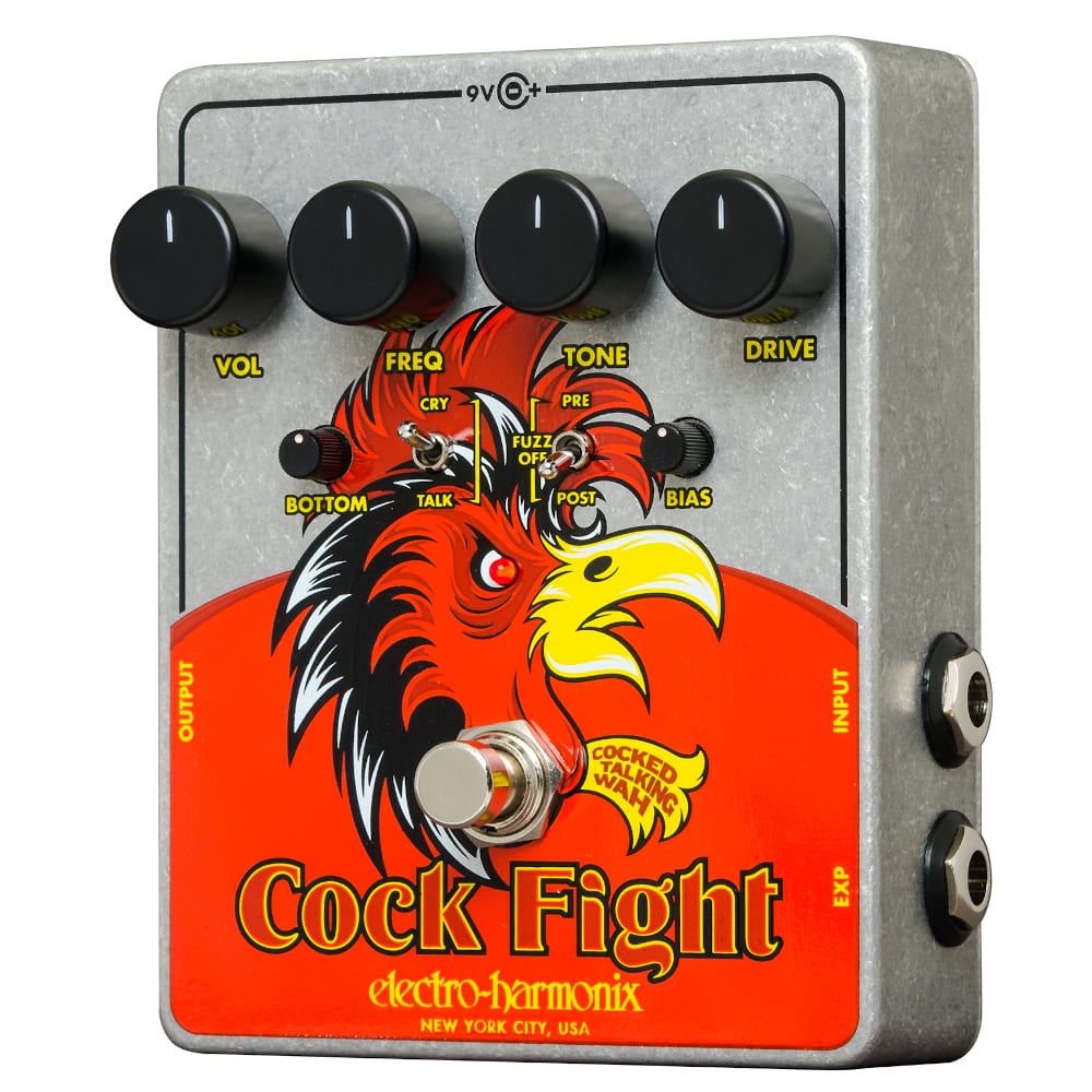 Electro-Harmonix Cock Fight Cocked Talking Wah and Fuzz Pedal