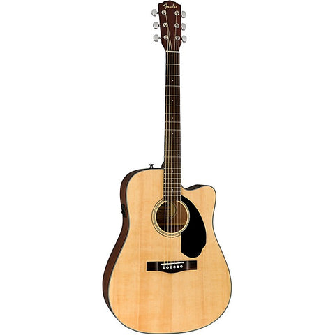 Fender CD-60SCE Natural Acoustic-Electric Guitar