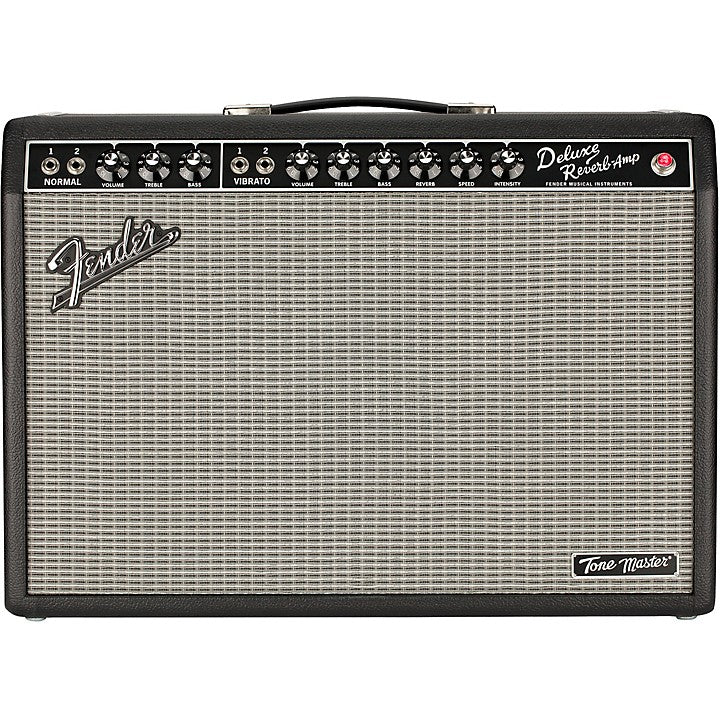 Fender Tone Master Deluxe Reverb 100W 1x12 Guitar Combo Amp Black