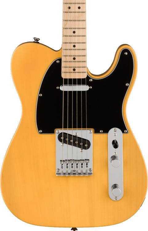 Squier Affinity Series Telecaster Electric Guitar Butterscotch Blonde with Maple Fingerboard