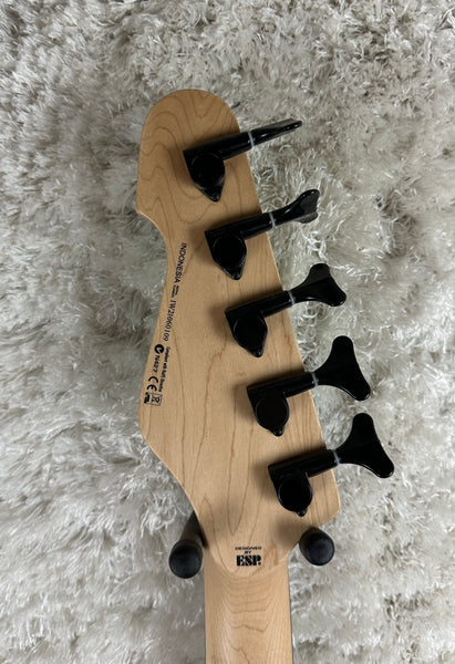 Used ESP LTD AP-5 Pelham Blue 5-String Bass w/Hardcase