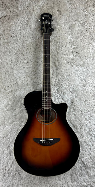Yamaha APX600 OVS Thin Body Acoustic-Electric Guitar Old Violin Sunburst