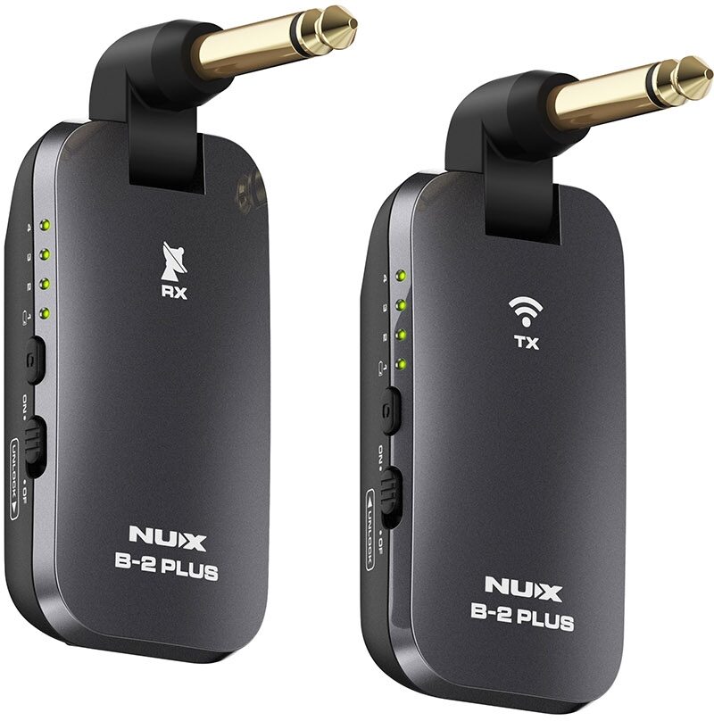 NUX B-2 Plus 2.4Ghz Guitar Wireless System Black